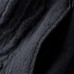 Fine black wool coat for woman plus size clothing embroidery Winter coat long sleeve woolen outwear